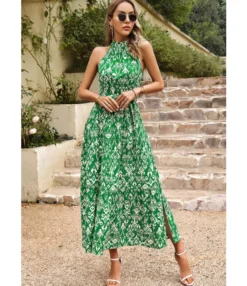 Elegant Sleeveless Floral Print Hanging Neck High Split Long Dress Wholesale Dresses V5923041200031 -Dress Sales Store O1CN01AyXI1t1ND4n1Bc0Ah 2425141535 0 cib