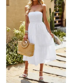 Temperament Sleeveless Collarless Solid Color Bustier Paragraph Dress Wholesale Dresses V5923041200044 -Dress Sales Store O1CN01GtRZau1ND4msY1X5K 2425141535 0 cib