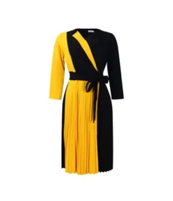 Fashion Suit Collar Colorblocked Tie Pressed Pleat Dress Wholesale Dresses N5923080800085 -Dress Sales Store O1CN01Ocj88O26UchsUavdJ 4225457665 0 cib 6