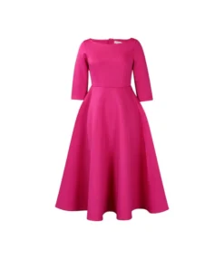 Fashion Solid Color Long Sleeve High Waist A-Line Dress Wholesale Dresses N5923080800075 -Dress Sales Store O1CN01P4aVTo26UcfSmvi1f 4225457665 0 cib