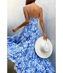 Printed V-Neck Hollow Vacation High Slit Sexy Sling Dress Wholesale Maxi Dresses N5323031600438 -Dress Sales Store O1CN01ZUGv5E1IceonaEWdi 2206601180914 0 cib