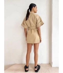 Button-Down Short-Sleeve Belt Commuter Loose Suit Dress Wholesale Dresses N4623070600032 -Dress Sales Store O1CN01cUoVE62GztsmAWxwh 2212501819087 0 cib