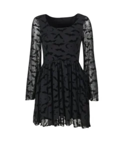 Dark Temperament Bat Jacquard Bell Sleeve A Swing Dress Wholesale Dresses Without Belt N46923031300022 -Dress Sales Store O1CN01doqUoj1MhTPqHmG5W 3900101466 0 cib 3