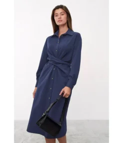 Long Sleeve Mid-Length Casual Waist Temperament Shirtdress Wholesale Shirt Dresses N5323021400229 -Dress Sales Store O1CN01fCRYed2GztqZ4dIow 2212501819087 0 cib