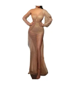 Sexy Stamping Long Sleeve V-Neck Wrap Slim Long Dresses Wholesale Dresses N5923081800009