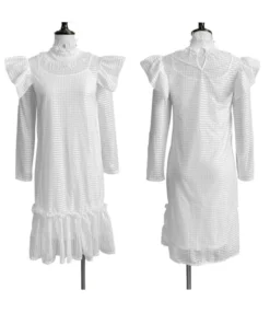 Hollow Long Sleeves Ruffle Trim Sling Dress 2 Piece Wholesale Womens Clothing N3823101700036 -Dress Sales Store O1CN01jplDfw26UcZNcL5VA 4225457665 0 cib