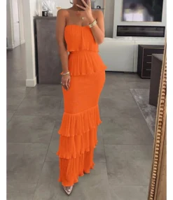 Sexy Breasted Pleated Ruffle Sling Hipster Dresses Wholesale Dresses N5923090100074 -Dress Sales Store O1CN01jsQhU91UK8BtVmK6r 2099122498 0 cib 5