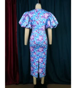 Commuter Style Lantern Sleeves High-Waisted Plum Print One-Step Dress Wholesale Dresses V5923050600035 -Dress Sales Store O1CN01mqWy0s1TGB8sCqaUV 2206882922354 0 cib