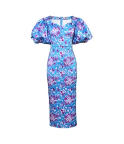 Commuter Style Lantern Sleeves High-Waisted Plum Print One-Step Dress Wholesale Dresses V5923050600035 -Dress Sales Store O1CN01o8KhpF1TGB8pIl7jo 2206882922354 0 cib