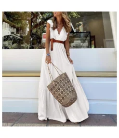 V-Neck Lace Pleated Sleeveless Flowy Dress Wholesale Dresses N462303280017224 -Dress Sales Store O1CN01sBWDZs2HGO1KeKMBw 2212450069123 0 cib