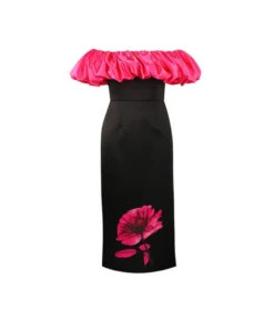 Contrasting Color One-Shoulder Elegant Flower Print Dresses Wholesale Dresses N4623050600004 9 Contrasting Color One-Shoulder Elegant Flower Print Dresses Wholesale Dresses N4623050600004 -Dress Sales Store O1CN01wLS64C1TGBAj6w1Ch 2206882922354 0 cib