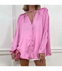 Design Removable Pink Collar Flower Long Sleeve Shirt Wholesale Womens Tops N5323032800051 -Dress Sales Store O1CN01xargwy2GztqqKPesp 2212501819087 0 cib