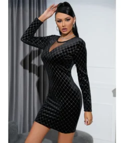 Women Mesh Sheer Long Sleeve Velvet Wholesale Bodycon Dresses SD580279 -Dress Sales Store b3c0841a ec50 422c 91b8 9f7396cdc9b7 3886F2EAFAE847CB4DB2A36BE7FA1723