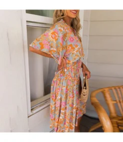 Casual Print V-Neck Dress Short Sleeve High Waist Swing Wholesale Dresses SDN561302 -Dress Sales Store b547ec36 9eef 43ec 82d5 9db333f9fa27 O1CN01UNYfjO1OfIkW5eemG 2223191732 0 cib