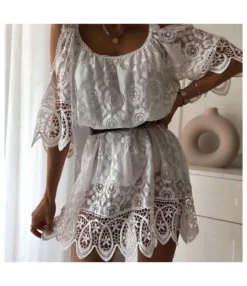 Sexy Off-Shoulder Sling Lace Mini Dress Hollow Lace-Up Solid Color Wholesale Dresses SDN561715 8 Sexy Off-Shoulder Sling Lace Mini Dress Hollow Lace-Up Solid Color Wholesale Dresses SDN561715 -Dress Sales Store b5f65265 4e9c 494a 9d4f 3ea4e3bc261c 5be0cdbcecc0d40cf93897cbe9d2a21f