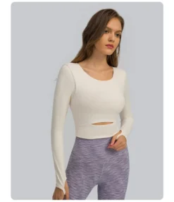 Long-Sleeve Yoga O Neck Tight Fitness Chest Pad Sports Shirt Wholesale Activewear Tops STN536909 -Dress Sales Store bb415561 39b4 4087 8771 6957307747b9 792b2fd57ef0ad9c08d8754a068bb2ac