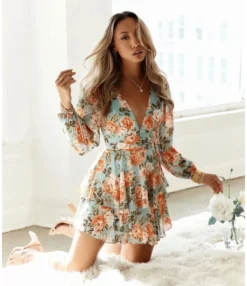 Floral Print Deep-V Lantern Sleeve Open Back High Waist Double Ruffle Dress Chic Wholesale Dresses SDN533019 9 Floral Print Deep-V Lantern Sleeve Open Back High Waist Double Ruffle Dress Chic Wholesale Dresses SDN533019 -Dress Sales Store bd6a376c 09f8 489f abe5 d417e4464d29 8827f18639aaede5f8538f11aa64dbd4