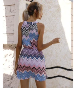 Geometric Print Round Neck Sleeveless Nipped Waist A-Line Resort Dress Fashion Wholesale Dresses SDN533122 -Dress Sales Store bdfac11a 2ab9 4732 bf7e 4f261ecd32a5 6529a67859d94ec55303b773ebac36b7
