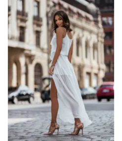 Solid Color Sling Ruffled Chiffon Flowy Dress Wholesale Maxi Dresses SDN535438 -Dress Sales Store bf3c5547 e1ca 49b2 80de 12869f876185 04c8536f5839eb70b1ab1c59706fb59d