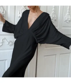 Pleated Long-Sleeved Loose-Fitting V-Neck Maxi Dress Wholesale Dresses SDV463837 -Dress Sales Store c1c74c92 bf56 4f46 8dbf 7f83482dc664 3b9aec6fcf1c9d514f2173fc965cb769