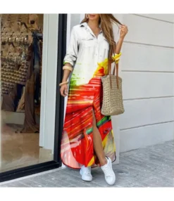 Fashion Printed Long Sleeve Shirtdress Slit T Shirt Maxi Dress Wholesale Casual Dresses SD531903 -Dress Sales Store c6457d37 14f4 4265 b1f0 6bcf01255068 20fe4e704b4eed6efeb26c3c3eda1939