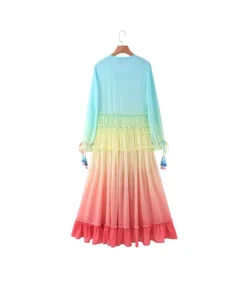 Gradient Color Print Fringe Lace-Up Cuff V-Neck Vacation Fashion Irregular Hem Ruffles Wholesale Maxi Dresses SD531202 -Dress Sales Store c746f97a b9a5 43e6 adde 2e9eb484f6bc F996D97C8FC752854E8D993F392AE397