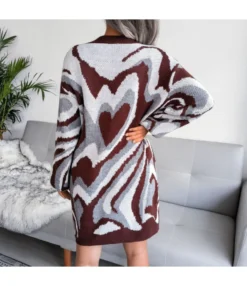 Knitted Dress Women Wholesale Love Sweater Crew Neck SE162193 -Dress Sales Store cfbdbdbd 8b15 4122 8fbf b110ead2bc01 22A4A1AE8B6C945A6372365A951F1005