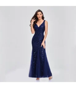 Sexy V-Neck Leaf Embroidered Sequins Slim Fishtail Prom Evening Dress Wholesale Maxi Dresses SDN535240 -Dress Sales Store d66337ce 01a5 4617 88cb 5c8f91dcdba0 feb3f12c99f03f2f050f12adbab0170b