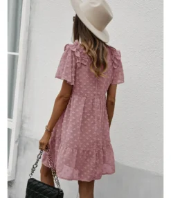 V-Neck Chic Wholesale Dresses Flocking Solid Color Casual Dresses SD202892 -Dress Sales Store d7a7459c 6e5c 445c 85e2 2b47161f67e2 60749E3A3E130DAC2D355BDA2946510A