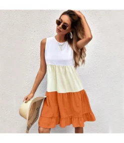 Wholesale Dresses Loose Casual Colorblock Ruffled Sleeveless SD201486 -Dress Sales Store da7a04b2 2a05 4cce 936e b5e633f8e0db 4001611EDD61032BE6B2E380903FECD4