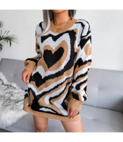 Knitted Dress Women Wholesale Love Sweater Crew Neck SE162193 -Dress Sales Store e171b598 a1ff 4813 b79e e107a3510a34 5A9CE1B26D25C6FA821B47F4D43EAB1E