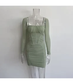 Solid Low Cut Pleated Mini Dress SD080270 -Dress Sales Store e3f6d5ab e656 4656 a25b 6b4c858de01c 69A6539310E45EA94689B4D1803EB4D8