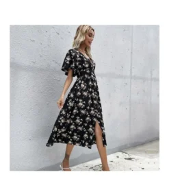 Wholesale Button Flare Short Sleeve Floral Shirt Dress SD180970 -Dress Sales Store e480b1ee 9aad 4f26 a484 b81b497fa717 a862ec18a11ee1de737b09367e6cf826