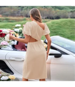 Women Fashion Puff Sleeve Slash Neck Hollow Out Wholesale Casual Dresses SD204247 -Dress Sales Store e6f47f85 2e46 49e5 bae0 3d6d8e310f17 a5c737207f7e8bb011abfa596c86115e