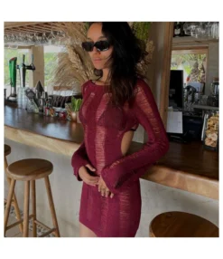 Long Sleeve Open Back Cut-Out Knit Dress Wholesale Boydcon Dresses SDN535511 -Dress Sales Store e7075e23 673c 43ed b552 85a02d079bbf e326b00d6143d2d54a694515b4deb411