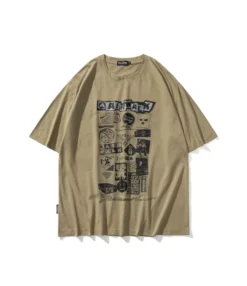 Printed O Neck Short Sleeve Casual Pullover Tops Wholesale Women'S T Shirts ST5114345