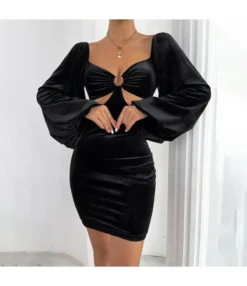 Women Bell Sleeve Deep V Neck Hollow Out Wholesale Bodycon Dresses SDN580816 -Dress Sales Store f6a11fd2 1ca3 4e51 983e c3fbd6e37b36 62ffe24bf115181ee1a56c62e4be35d1